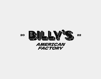 Billy's American Factory - Logo Design Process