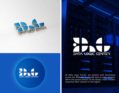 Data Logic Center Logo design with logo animation