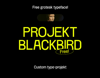 PROJEKT BLACKBIRD - FREE SANS SERIF FONT
