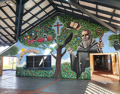 St. Benedicts Undercover Area Mural