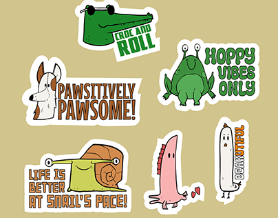 Fun Animal Stickers