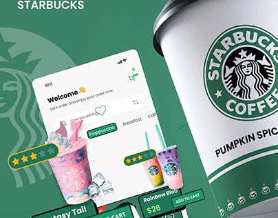 Enhancing Experience A UI/UX Revamp of Starbucks App