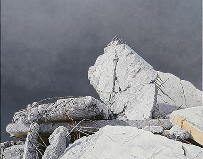 Ruin 4 (rest), 2016, 120 × 80 cm, oil on canvas