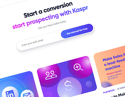 Kaspr Website Design