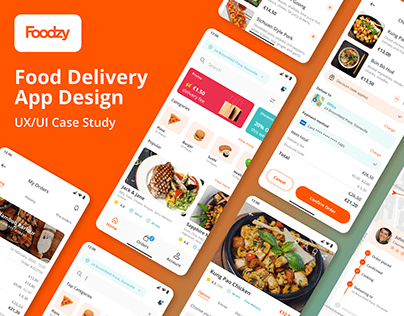 Foodzy — Food Delivery App Design