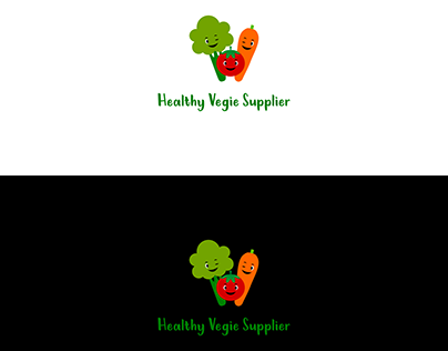 Healthy Vegie Supplier - Mascot Logo