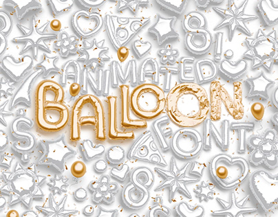 Animated Balloon Font | Top Pack