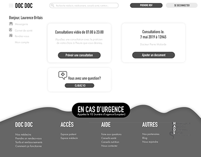 Website Santé DocDoc