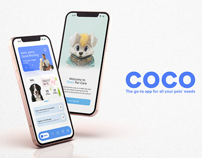 COCO - Pet Care Mobile App UI