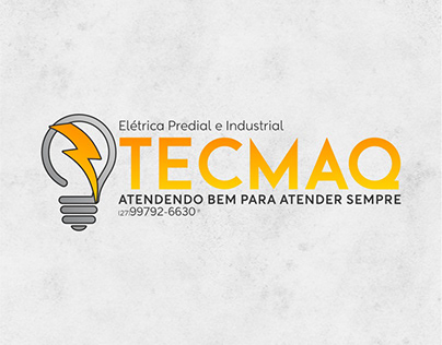 logotipo TECMAQ elétrica Predial e Industrial