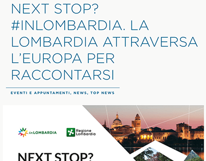 Regione Lombardia | Next Stop? #InLombardia