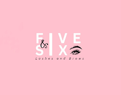 Project thumbnail - Five and Six lashes and brows logo and flyer