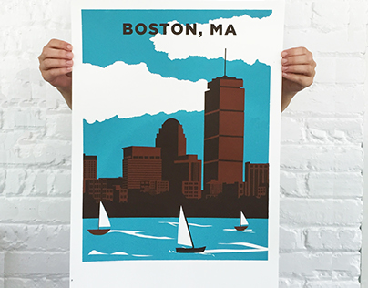 Boston Illustration + Screen Print