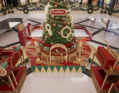 Projektin miniatyyri – Toyland Wonders Christmas City Center Almaza 2023