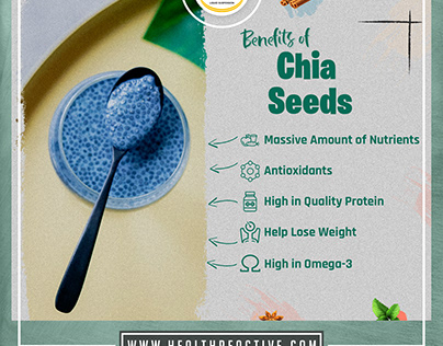 Chia seeds are high in quality protein