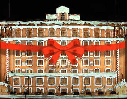 3D Videomapping for Christmas 2023 in Leeds, UK