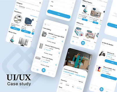 e-commerce UI/UX app design
