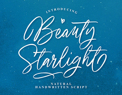 Beauty Starlight Handwritten Script