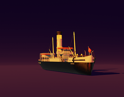 Bandirma Ferry 3D artwork