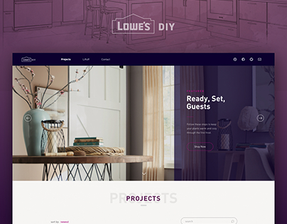 LowesDIY.com Landing Page Redesign