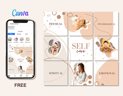 Self Care To-Do List Puzzle Instagram Template