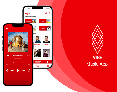VIBE Music App (Mini Project)