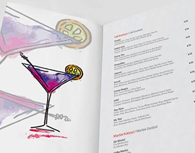 Illustration&Beverage Menu Design / Le Meridien