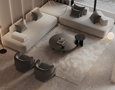 Lounge Zone|Emirates villa design project