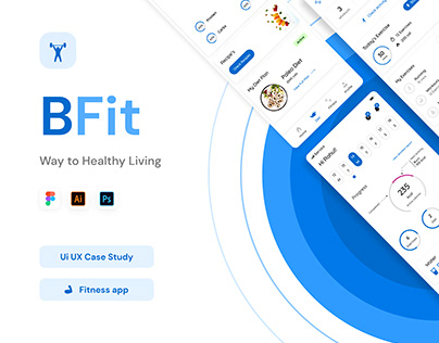 Bfit- Fitness app UI UX Case Study