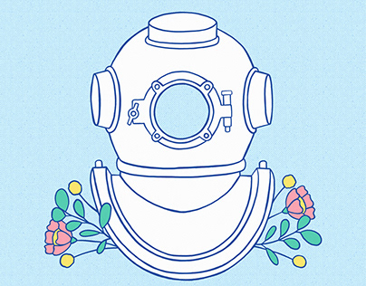 Logo (Nothing But) Flowers 👨‍🚀🌻