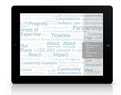 Cadence Health Capital Campaign iPad App