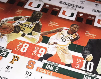 2015-16 Miami Basketball Ticket Layout