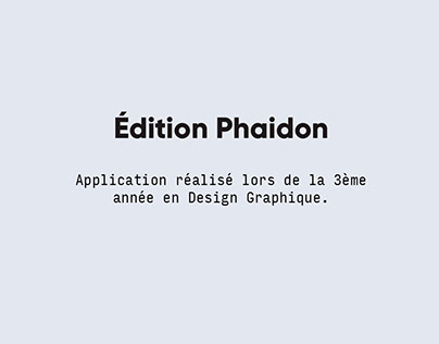 Edition Phaidon