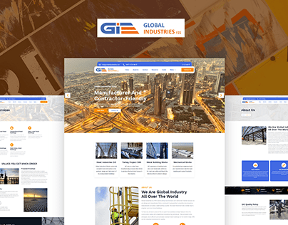 A Website for Steel building manufacturer company