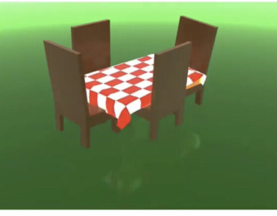 Furniture 3D Table cloth