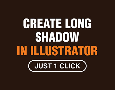 Long Shadows in illustrator - Four Types
