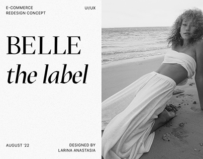 BELLE | E-commerce swimwear website concept