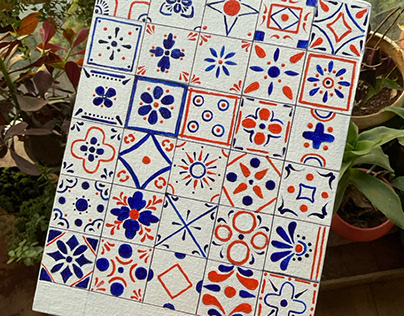 Mexican tiles art