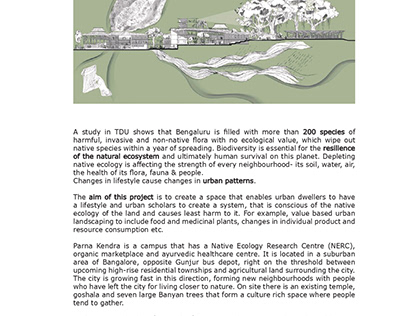 B Arch Thesis- Parna Kendra