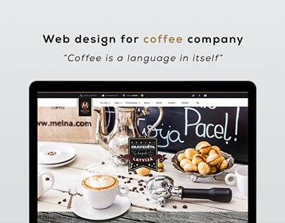 Web Design for Coffee Brand