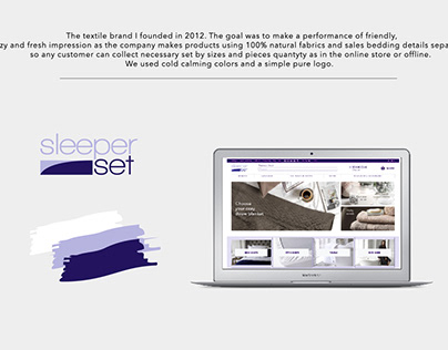 Sleeper Set - Product Design, Photography, Advertising