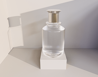 1st Cinema 4D Project Perfume Bottle 3D Modeling