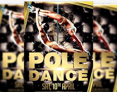 Pole Dance Night - Premium Flyer Template + Facebook