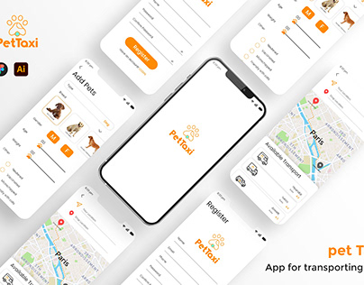 Pets transporting App Design