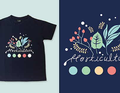 T-shirt design for Horticulture Department ＿2017