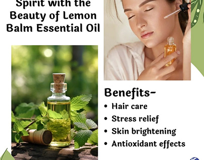 Spirit with the Beauty of Lemon Balm Essential Oil
