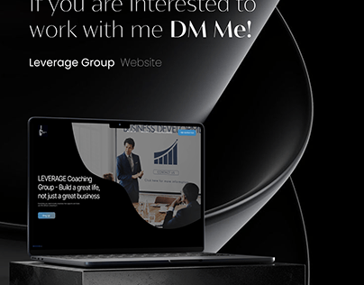 Website redesign for Leverage Group