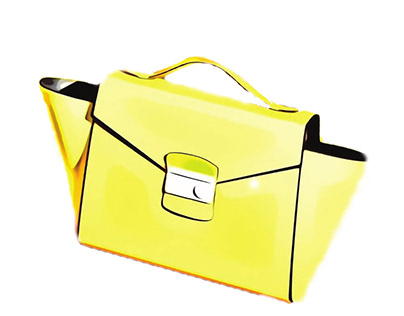 Yellow Carryall Women's handbag