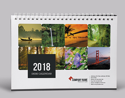 Desk Calendar for 2018 | Updated