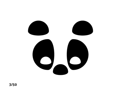 Daily Logo 3/50 - Panda